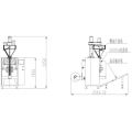 Máquina de embalagem automática industrial